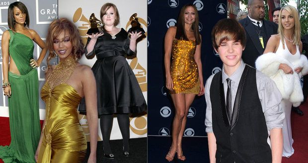 Jak vypadaly celebrity na svých prvních Grammy?
