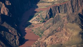 Blesková záplava v americkém Grand Canyonu (31.8.2026)