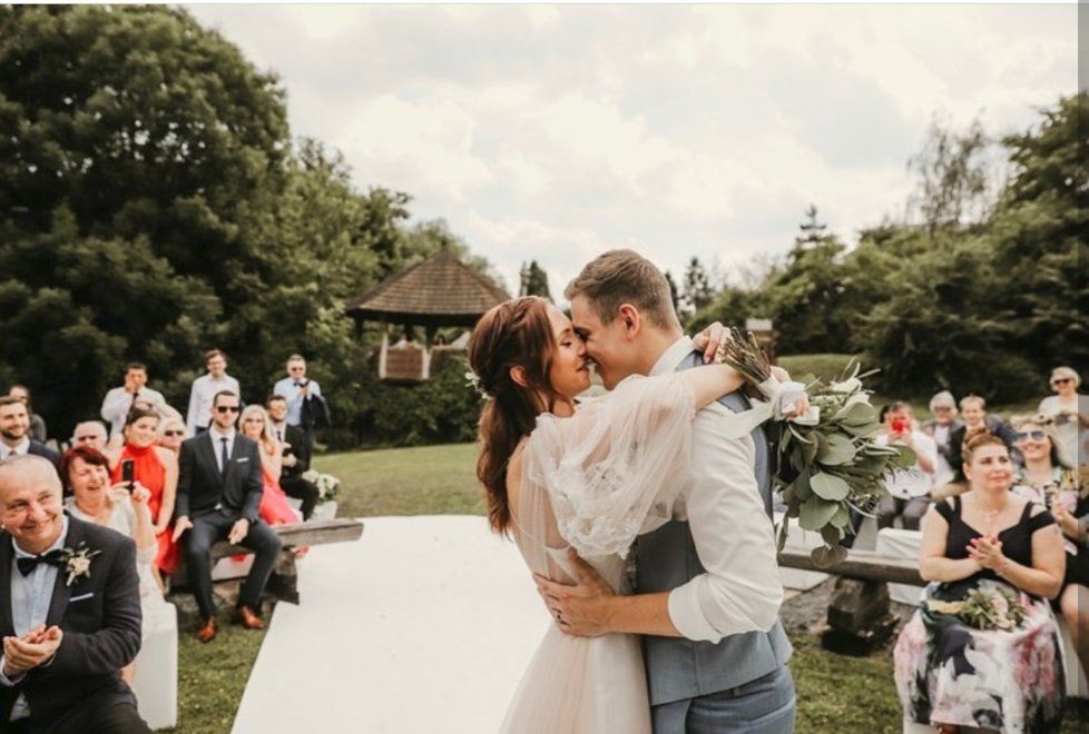 Svatba Davida Gránského s Nikolou v červnu 2019