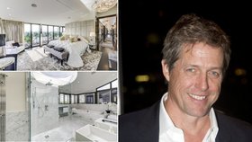 Luxusní penthouse Hugha Granta (61) na prodej: Křišťálová a dřevěná krása »nebeská«! 
