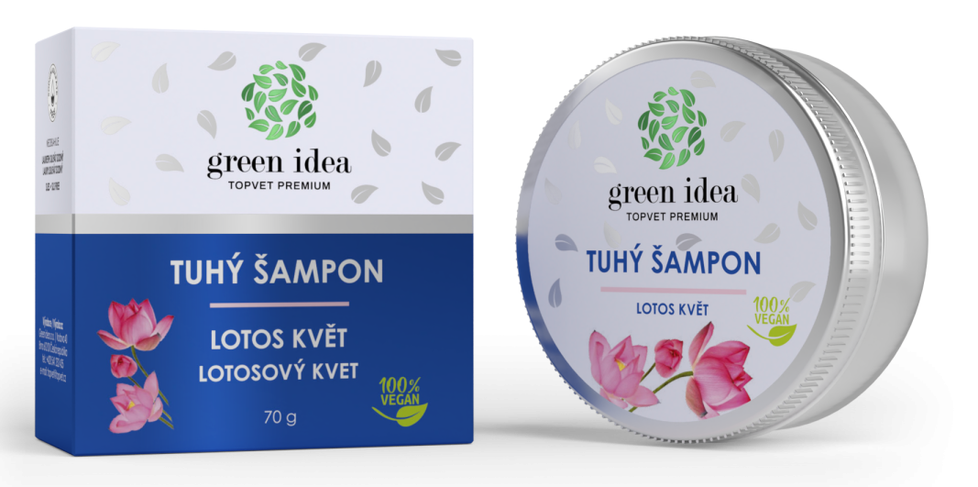 Tuhý šampon Lotos květ, Green Idea, 188 Kč