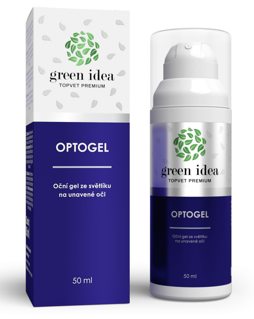 Oční gel ze světlíku na unavené oči Optogel, Green Idea, 128 Kč (50 ml), koupíte na www.greenidea.cz