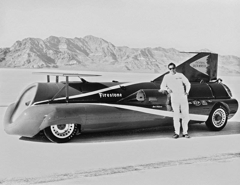 Green Monster Land Speed Record Car