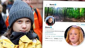 Greta se pojmenovala na twitteru „Sharon“. Nové jméno „získala“ od britské soutěžící