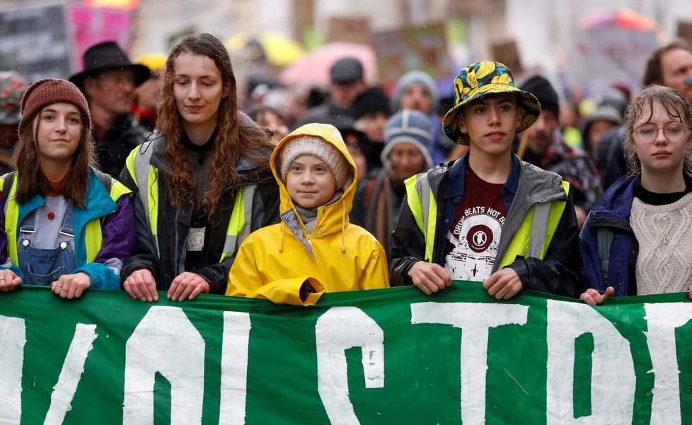 Aktivistka Thunbergová v Bristolu zkritizovala politiky i média