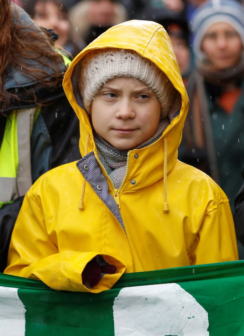 Aktivistka Thunberg v Bristolu zkritizovala politiky i média.