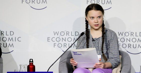 Pro protestující školáky je inspirací švédská dětská aktivistika Greta Thunbergová.