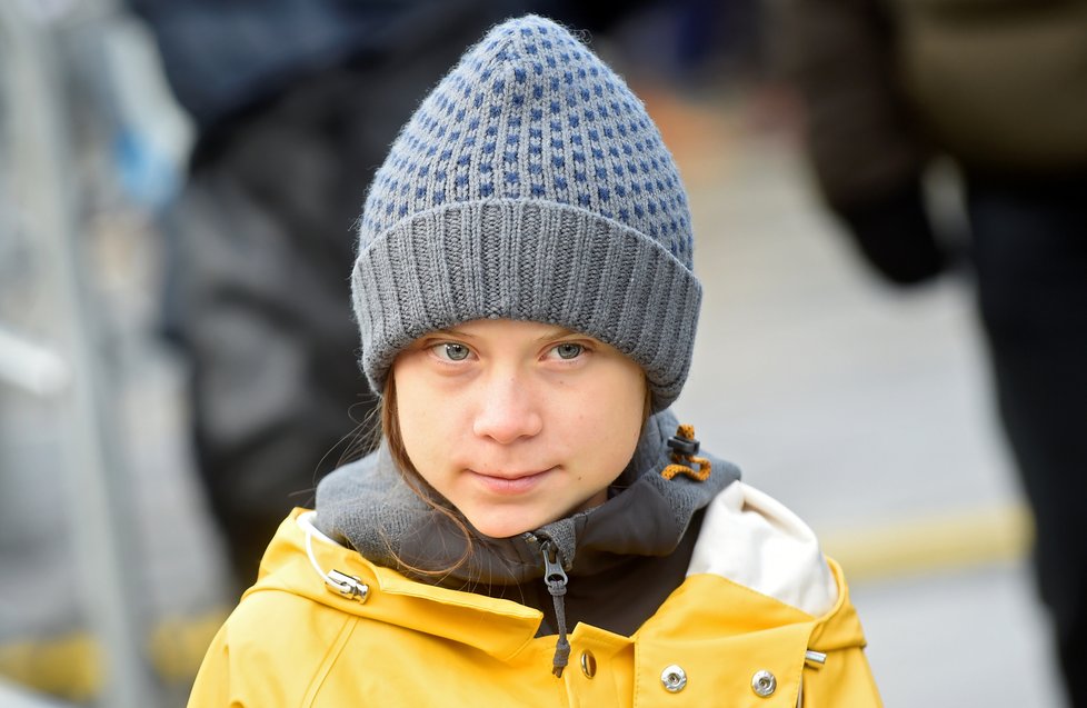 Švédská aktivistka Greta Thunberg (16)