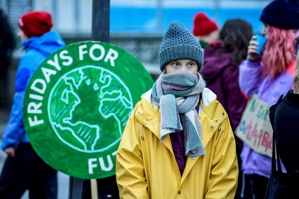 Švédská klimatická aktivistka Greta Thunbergová (17)