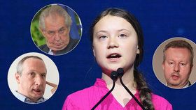 Do švédské aktivistky Grety Thunbergové šili Zeman i Klaus mladší, brání ji ministr Brabec