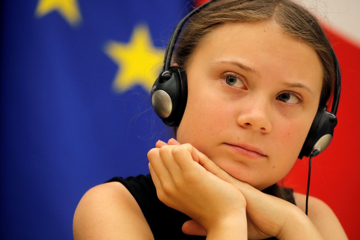 Greta Thunbergová, mladá švédská klimatická aktivistka