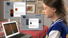 Greta Thunbergová zodpověděla otázky, které se vyrojily poté, co se provalilo, že příspěvky na facebookové stránce klimatické aktivistky upravoval i její otec Svante