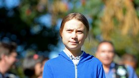 Greta Thunbergová v Kanadě.