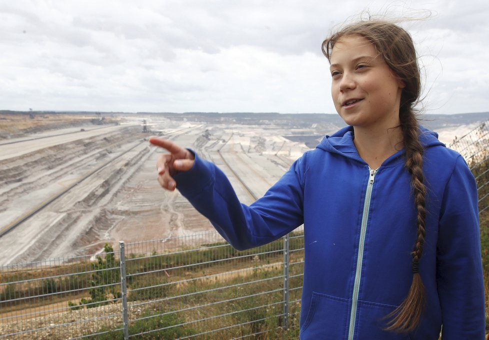 Švédská environmentální aktivistka Greta Thunbergová (16).