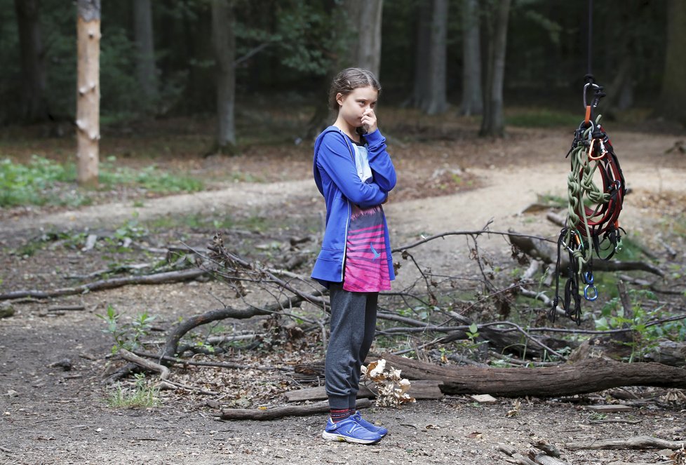 Švédská environmentální aktivistka Greta Thunbergová (16)