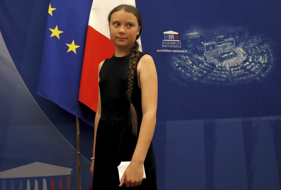 Švédská environmentální aktivistka Greta Thunbergová (16).