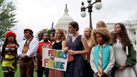 Greta Thunbergová si rýpla do amerických zákonodárců