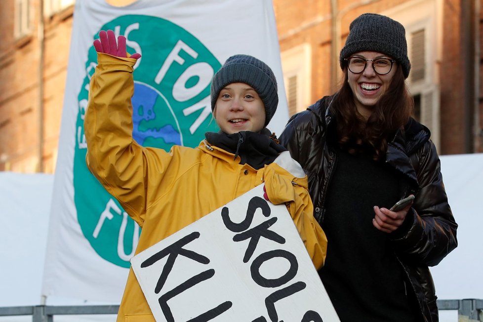 Švédská klimatická aktivistka Greta Thunbergová (16)