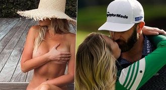 Dcera nejslavnějšího hokejisty světa úplně nahá: Erotika s golfistou v Karibiku!