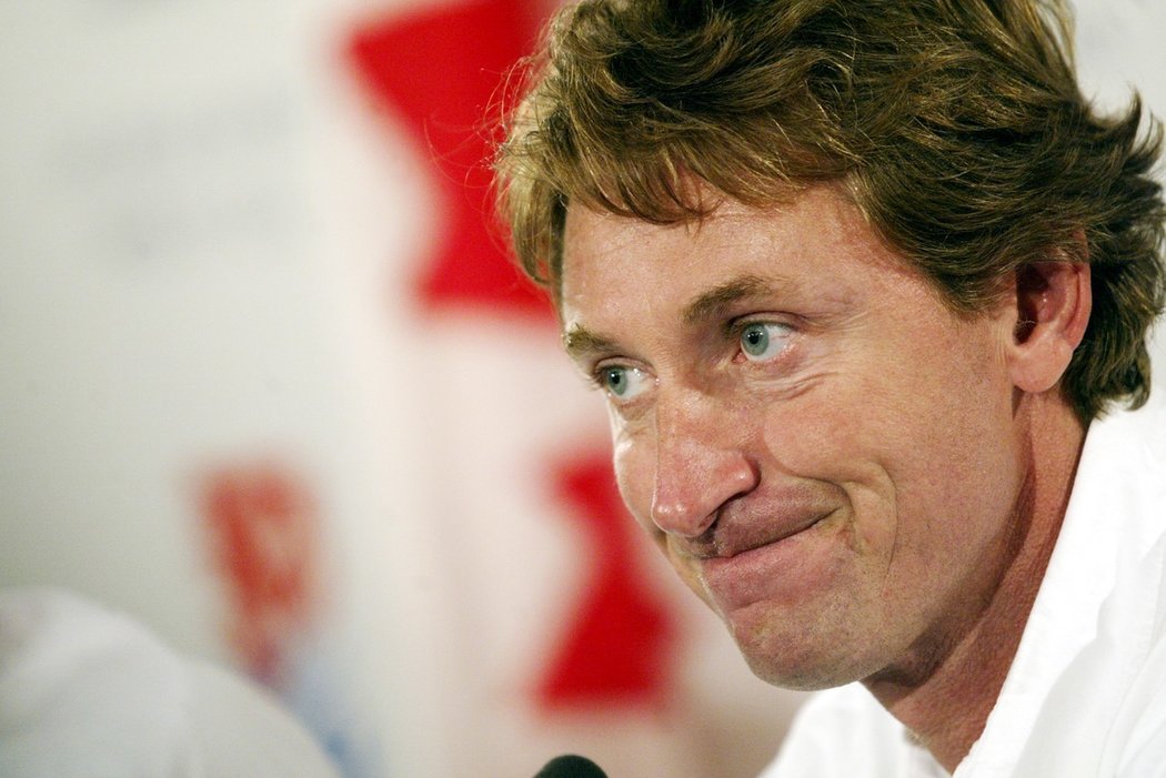 Kanadská hokejová legenda Wayne Gretzky
