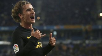 SESTŘIHY: Atlético vyhrálo na Espanyolu, rozhodl Griezmann. Slavila i Sevilla