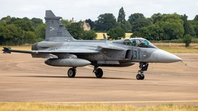Gripen ve službách maďarského letectva (2022).