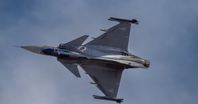 Gripen ve službách maďarského letectva (2022).