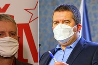 „Zdravotnický systém by padl na ústa.“ Hamáček smetl podmínky komunistů na delší nouzový stav