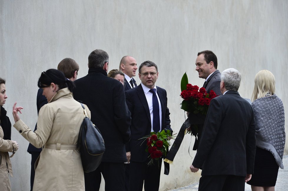 Uctít památku Stanislava Grosse přišel i ministr zahraničí Lubomír Zaorálek