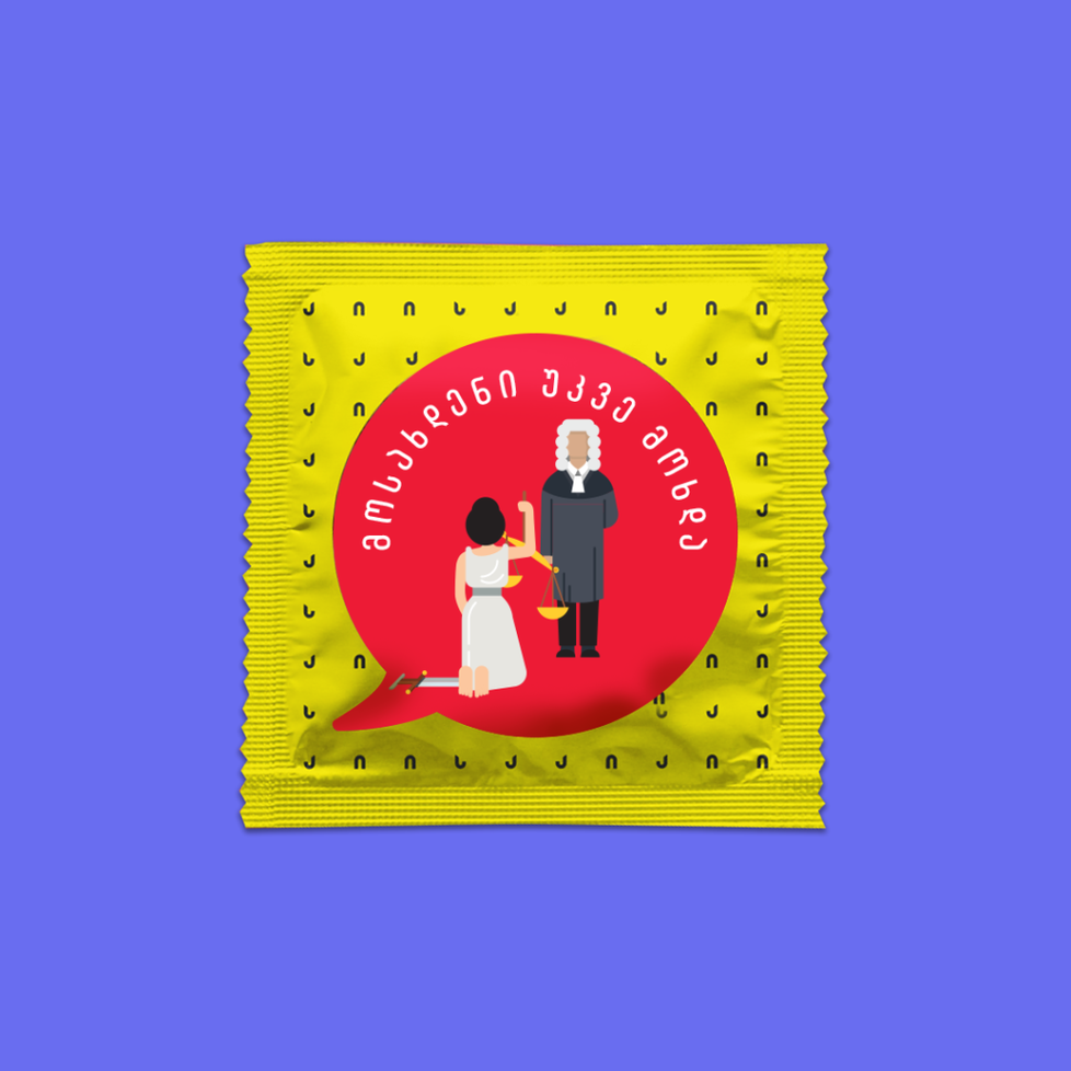 Humorné kondomy gruzínské společnosti Aiisa.