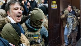 Gruzínského exprezidenta Saakašviliho zadržela na Ukrajině tajná policie.