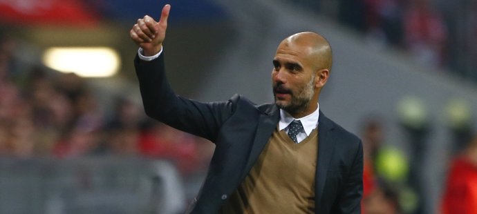 Trenér Bayernu Mnichov Pep Guardiola