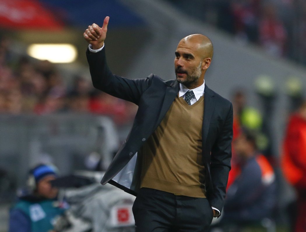 Trenér Bayernu Mnichov Pep Guardiola by mohl od příští sezona převzít Manchester City