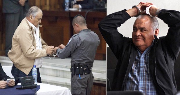 Bývalý policejní velitel Arredondo u soudu. Dostal 90 let.