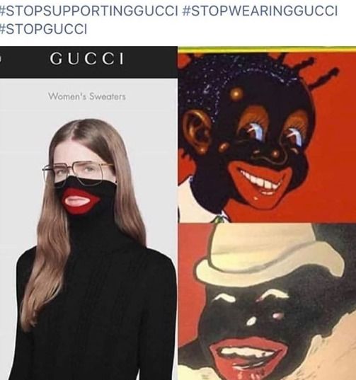 Černý svetr značky Gucci byl prý rasistický...