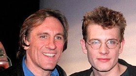 Guillaume Depardieu (vpravo) a jeho otec