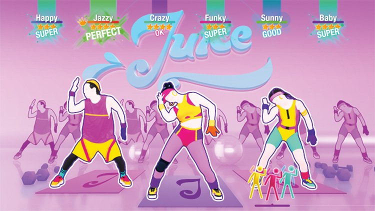 Ve hře Just Dance budete tančením zrcadlit pohyby předcvičovatelů na televizi