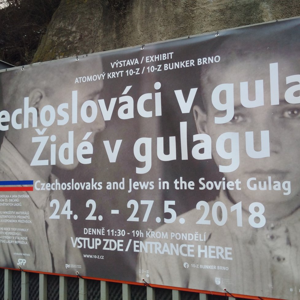 Také o osudu Otto Goldflama vypráví výstava Židé v Gulagu, která je do 27. května k vidění v Brně v atomovém krytu na Husové ulici.