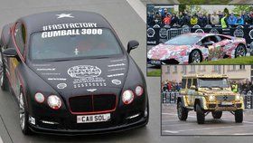Gumball 3000 je v Česku! Luxusní auta boháčů buracejí metropolí