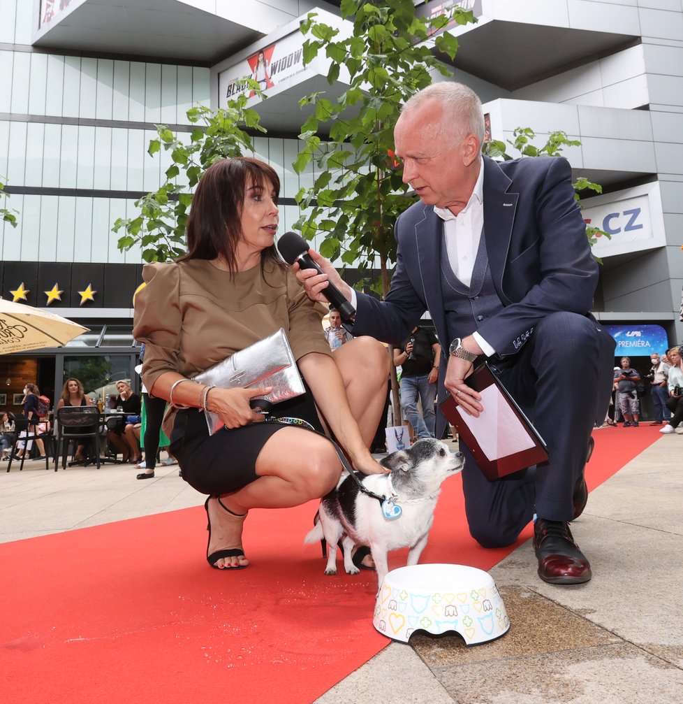 Premiéra filmu Gump - Nela Boudová a Karel Voříšek