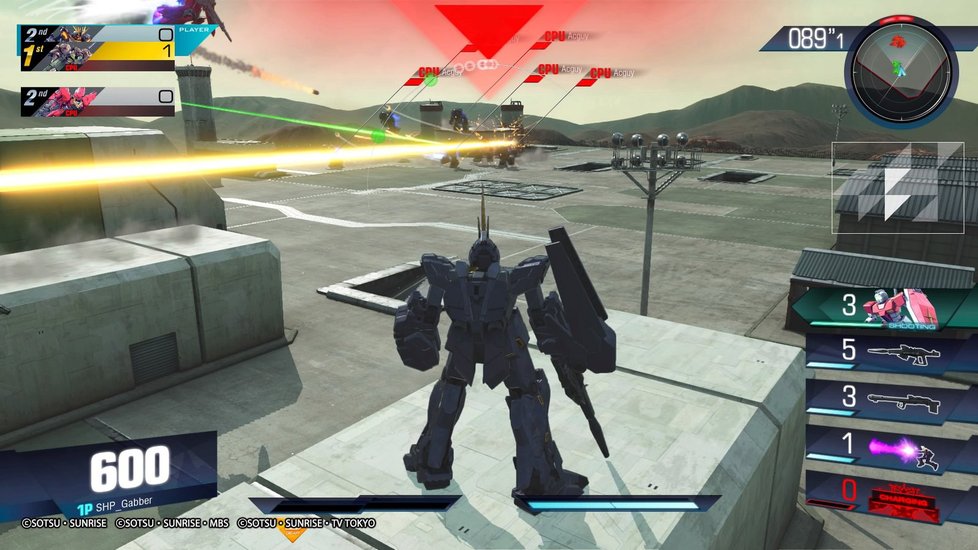 Grafika Gundam Versus připomíná éru PlayStation 3.