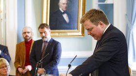 Islandský premiér Gunnlaugsson