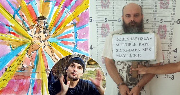 Žena kreslila„odháčkovávání“ guru Járou, který dostal 10 let za znásilnění