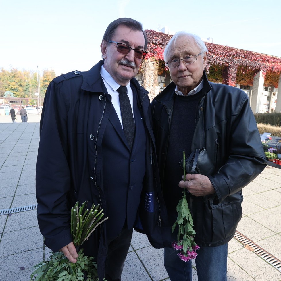 Pohřeb Gustava Oplustila - Jaroslav Satoranský, Zdeněk Barták