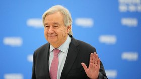 António Guterres na summitu BRICS v Kazani (24. 10. 2024)