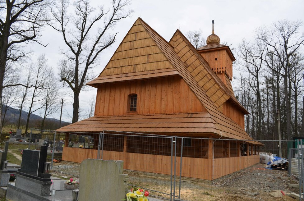 Replika kostel Božího Těla v Třinci-Gutech.