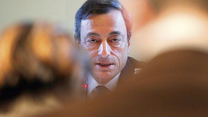 Šéf ECB Mario Draghi.