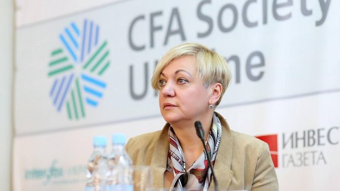 guvernérka ukrajinské centrální banky Valerija Gontarevová