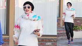 Styl podle celebrit: Gwen Stefani doplnila rockerský styl růžovou 