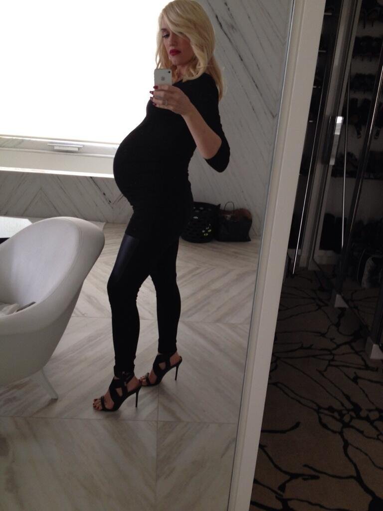 Gwen Stefani v době, kdy byla těhotná